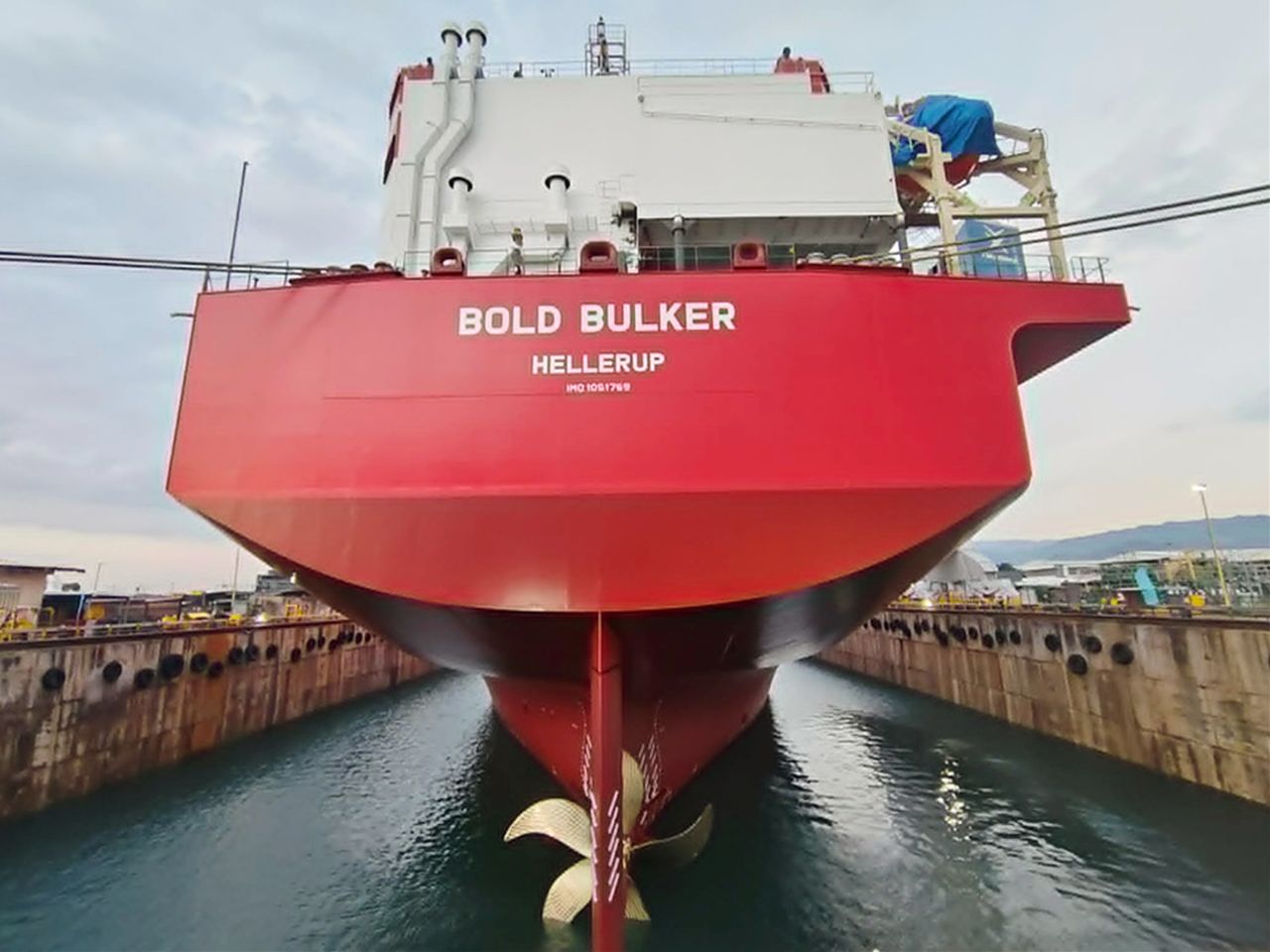 Lauritzen Bulkers announces launch of second methanol dual-fuelled kamsarmax bulk carrier