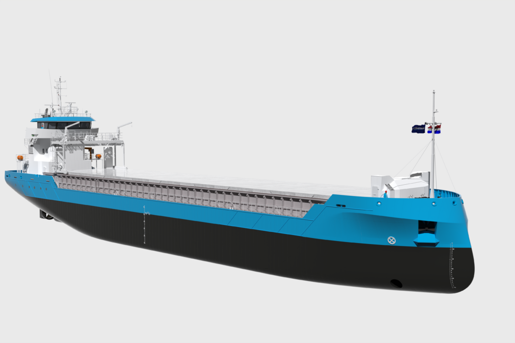 Conoship unveils battery-powered cargo vessel design