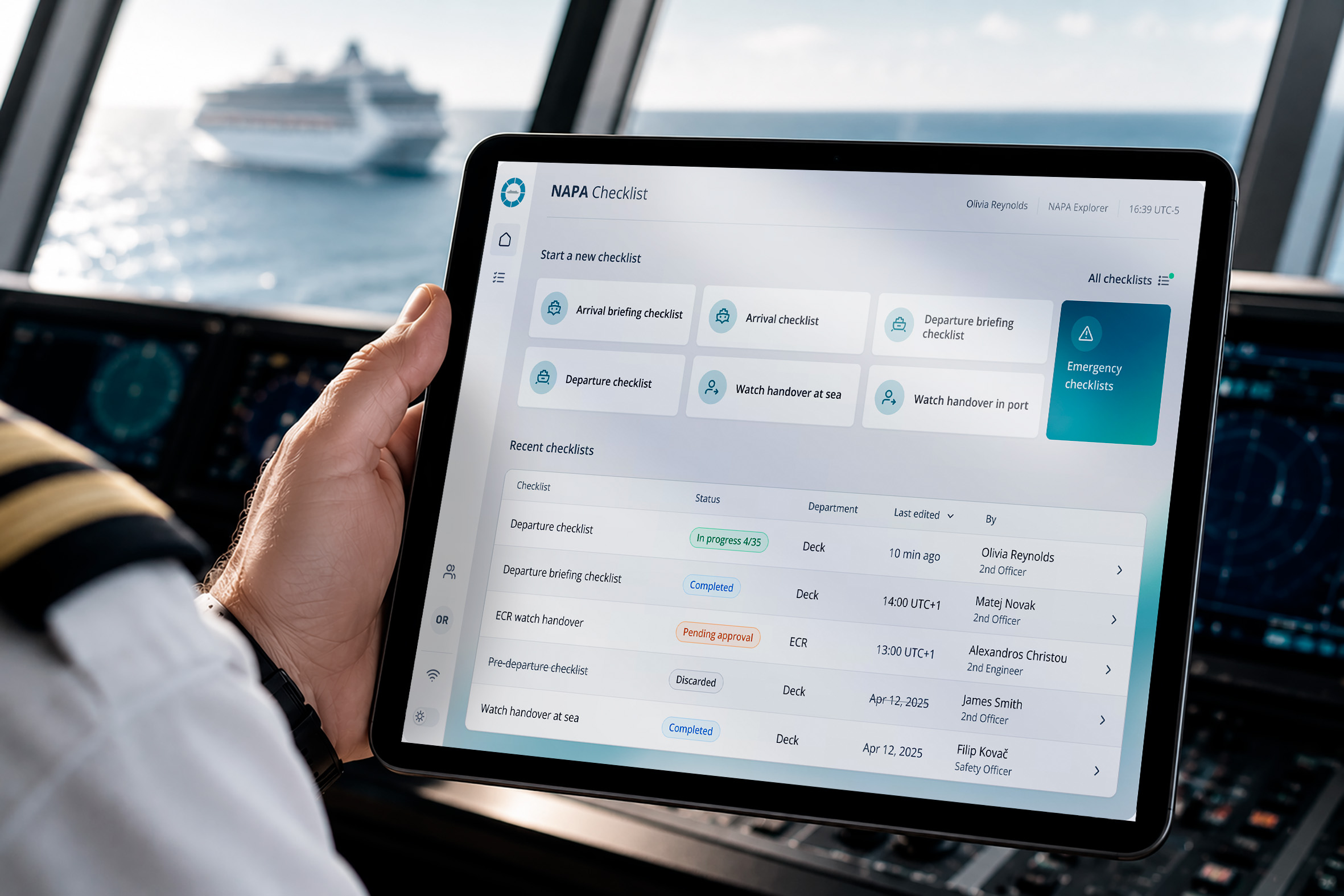 NAPA launches checklist to digitalise onboard operational workflows