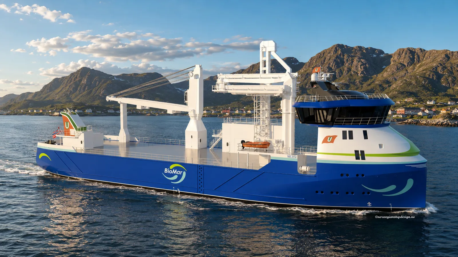 New hybrid feed vessel for BioMar