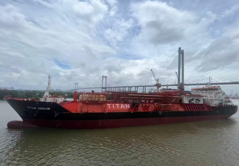 Titan’s 12,000 cbm LNG bunker vessel completes 15-year Special Survey and Dry Dock
