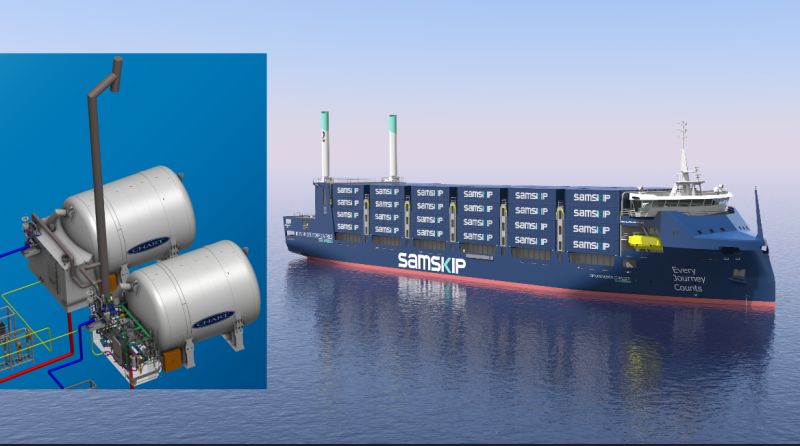 Chart Industries supplying fuel systems for Samskip’s hydrogen-powered SeaShuttles