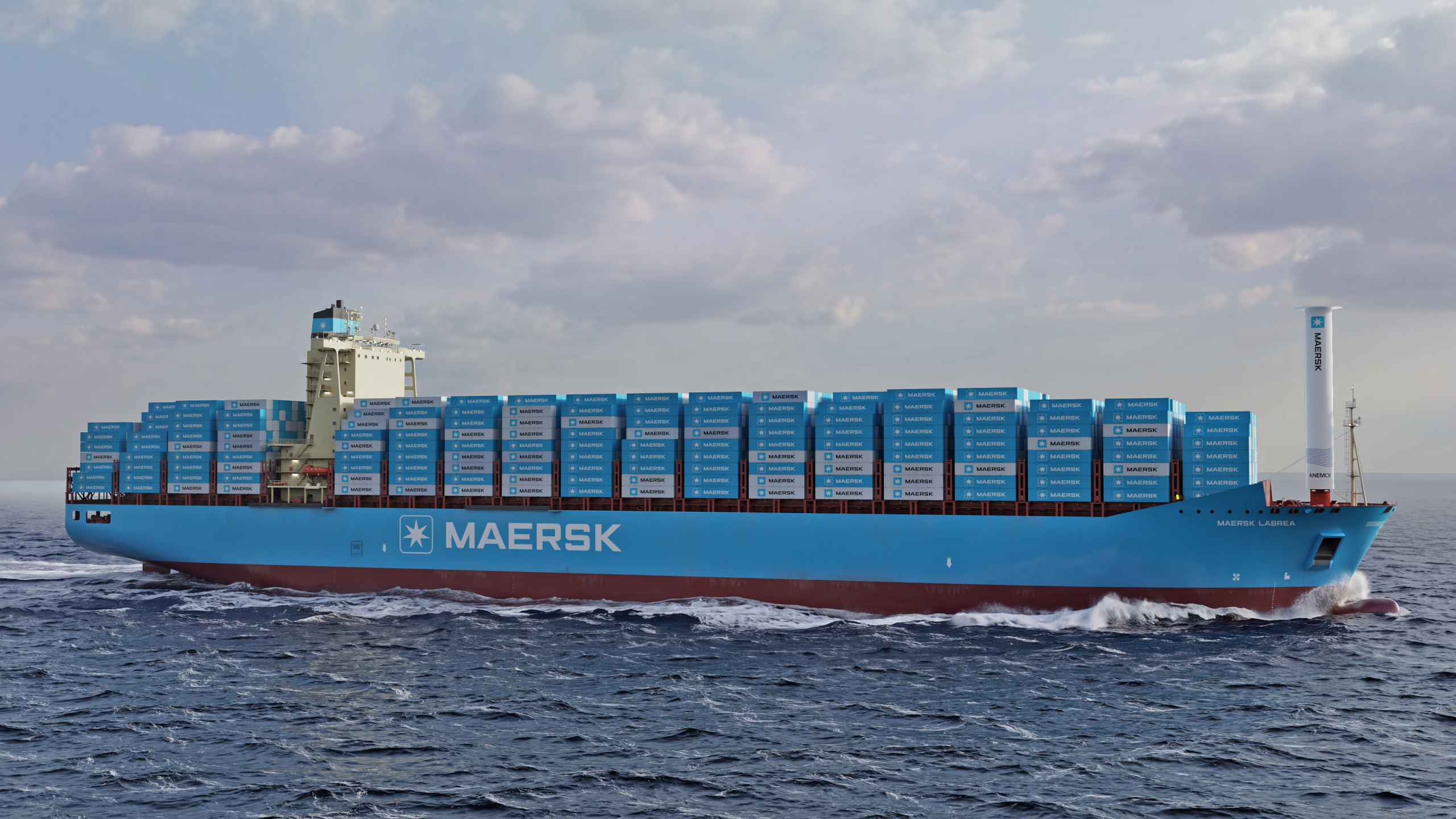 8,850 TEU Maersk boxship targeted for pioneering rotor sail retrofit