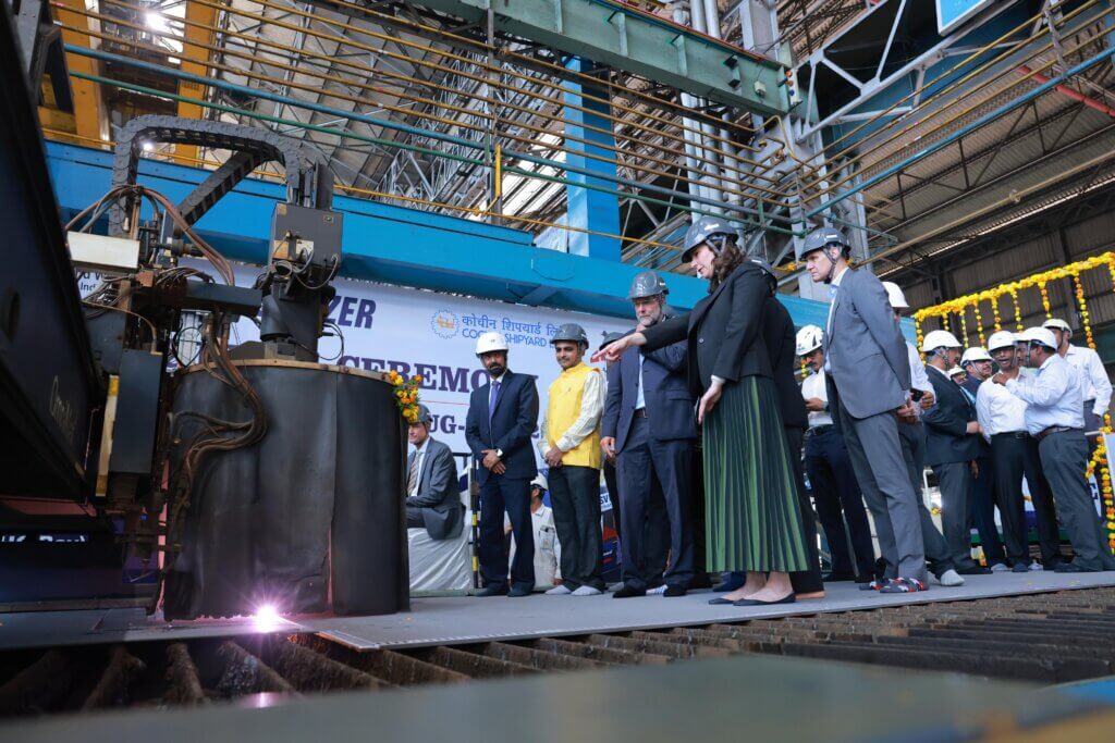 Construction of Svitzer’s battery-electric tugs underway in India