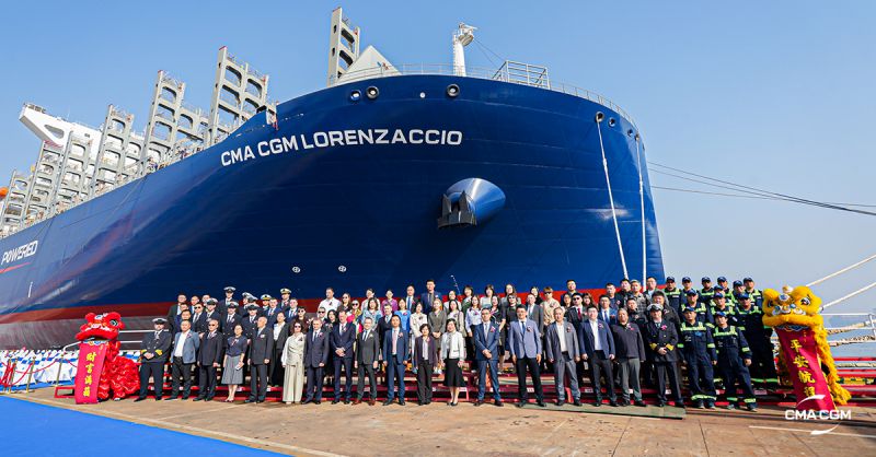 CMA CGM names latest methanol-powered box ship