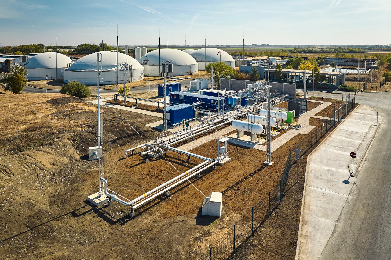 MOL Group inaugurates Hungarian biomethane plant