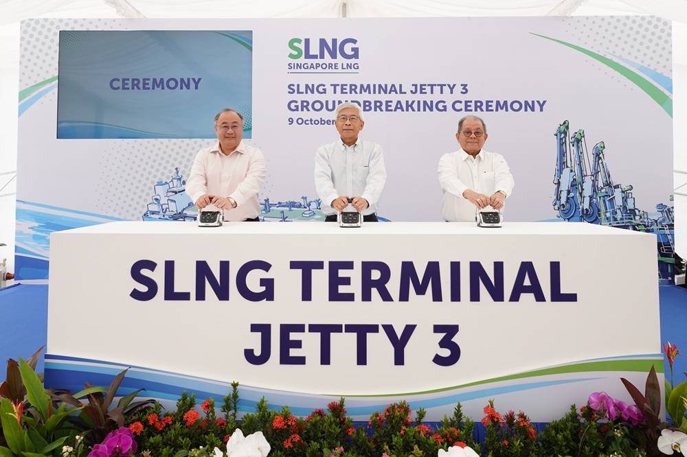SLNG starts construction on third jetty for Jurong Island LNG terminal