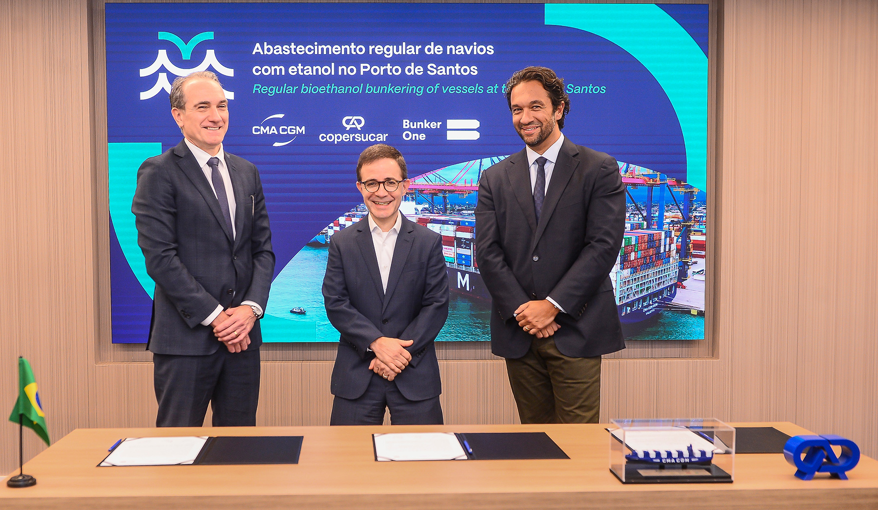 CMA CGM vessels set for regular bioethanol bunkering at Port of Santos