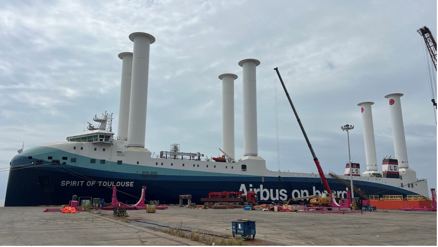 Norsepower Rotor Sails installed on LD Armateurs’ methanol dual-fuelled RoRo ship